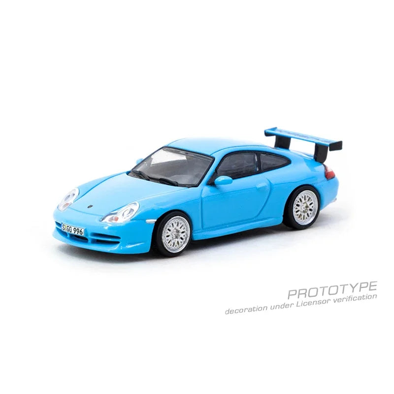 Tarmac Works Porsche 911 GT3 Type 996 Light 1:64 Diecast