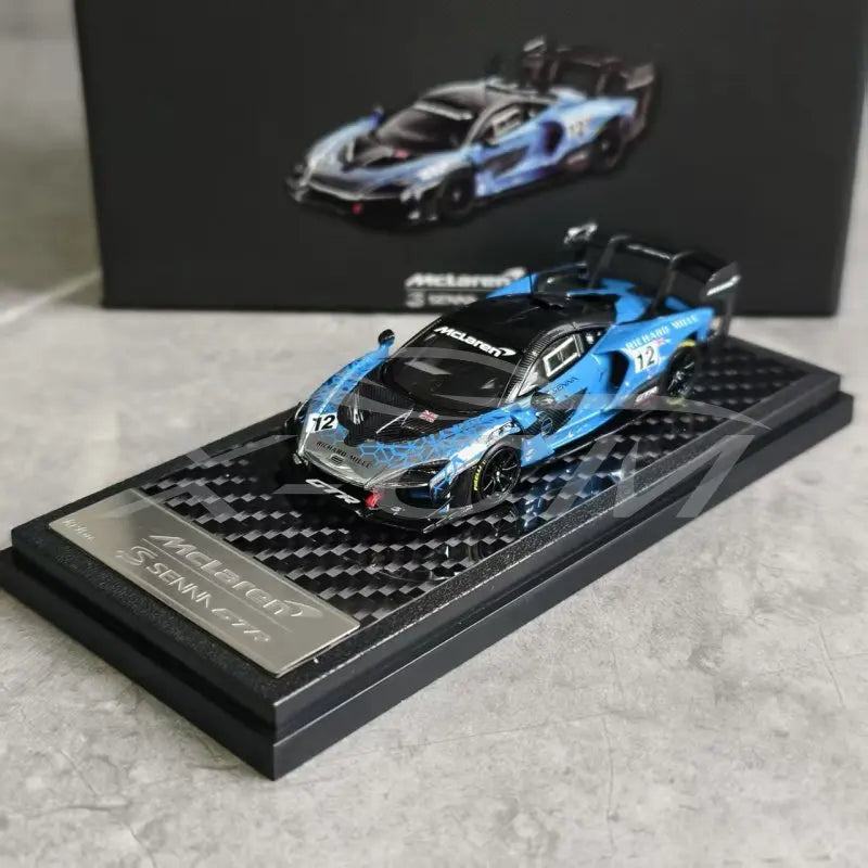 LCD Senna GT-R Apaxpo Blue Red Orange 1 64 1:64 Diecast