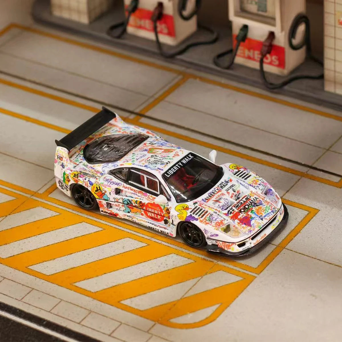 Ghost Player Sw 1 64 Prancing Horse Lbwk F40 Diorama 1:64 Diecast