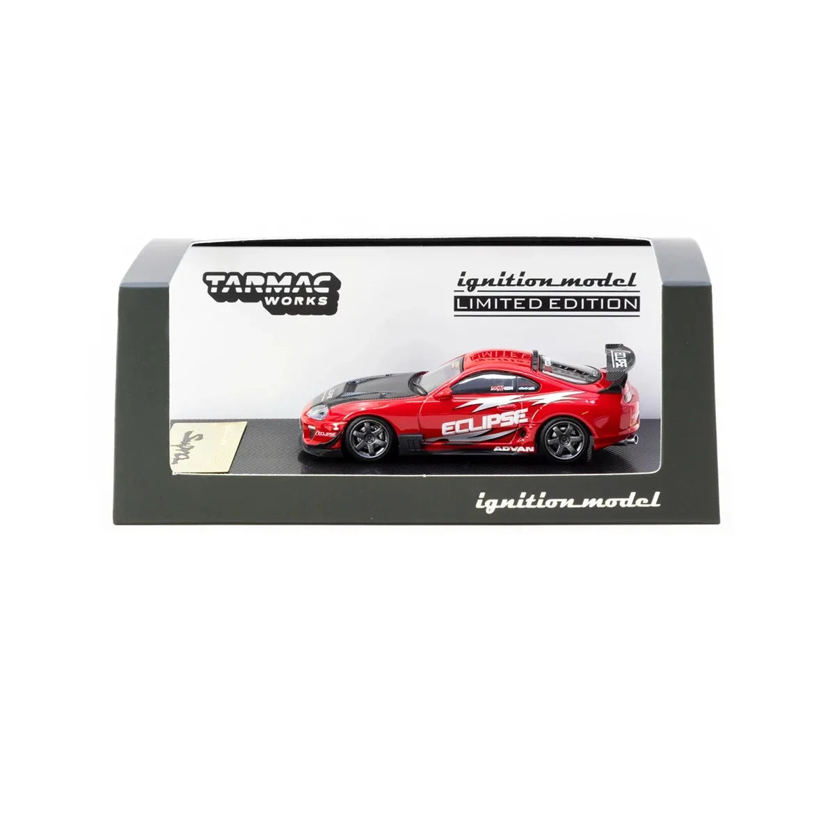 Toyota Supra JZA80 RZ Red Tarmac Works 1:64 Scale Diecast Model Car