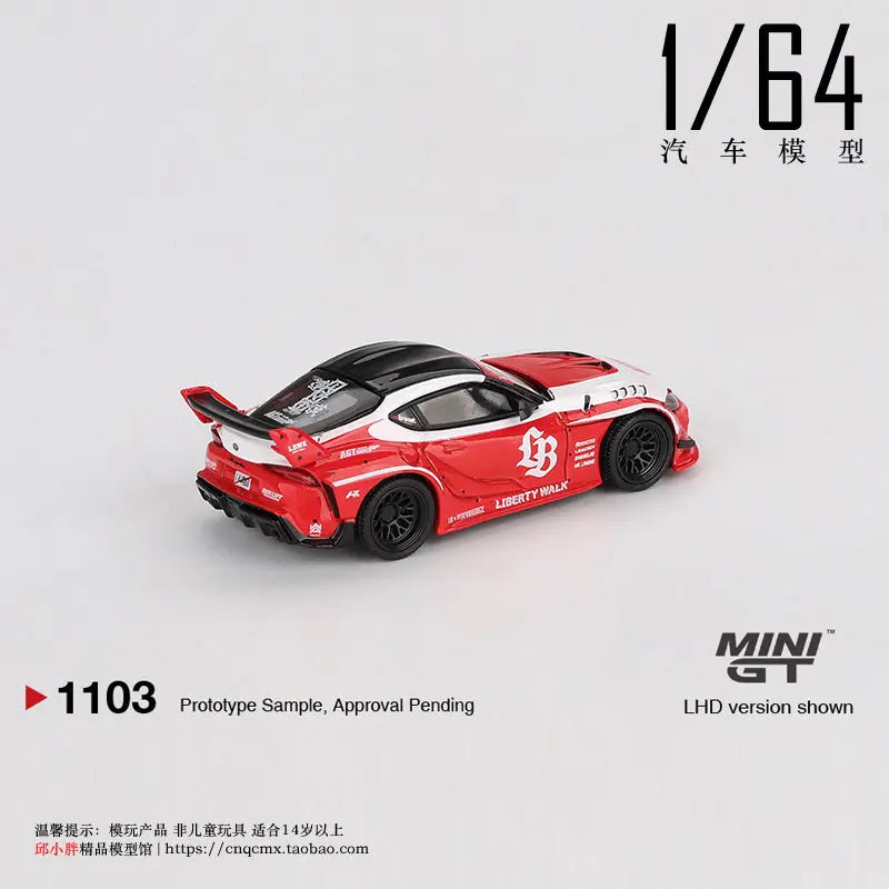 MINI GT MINI Cooper MINI Toyota Supra GR Supra 1:64 Diecast