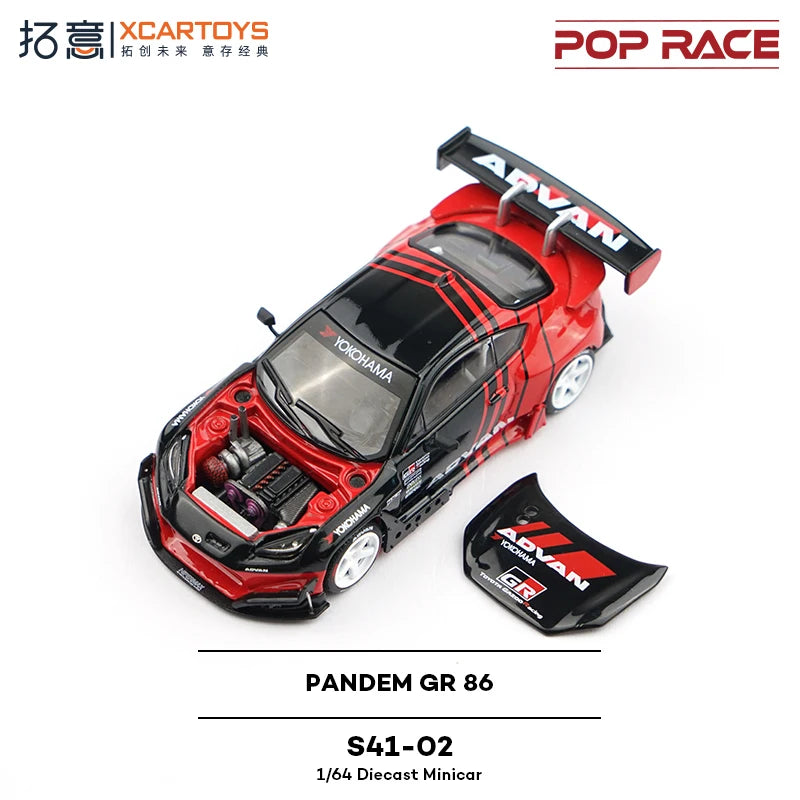 Pop Race Pandem GR 86 GR 86 1 64 Metal Plastic Parts 1:64 Diecast