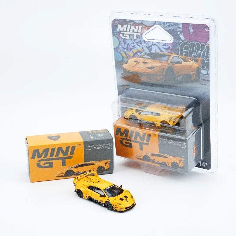 MINI GT MINI Cooper GT Evo Yellow 1:64 Diecast