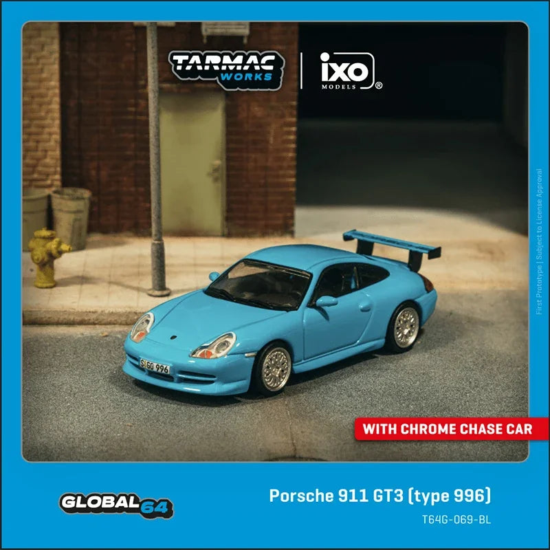 Tarmac Works Porsche 911 GT3 Type 996 Light 1:64 Diecast