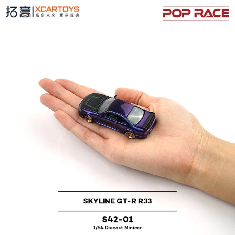 XCARTOYS GT-R GT-R R33 1 64 Metal Plastic Parts 1:64 Diecast