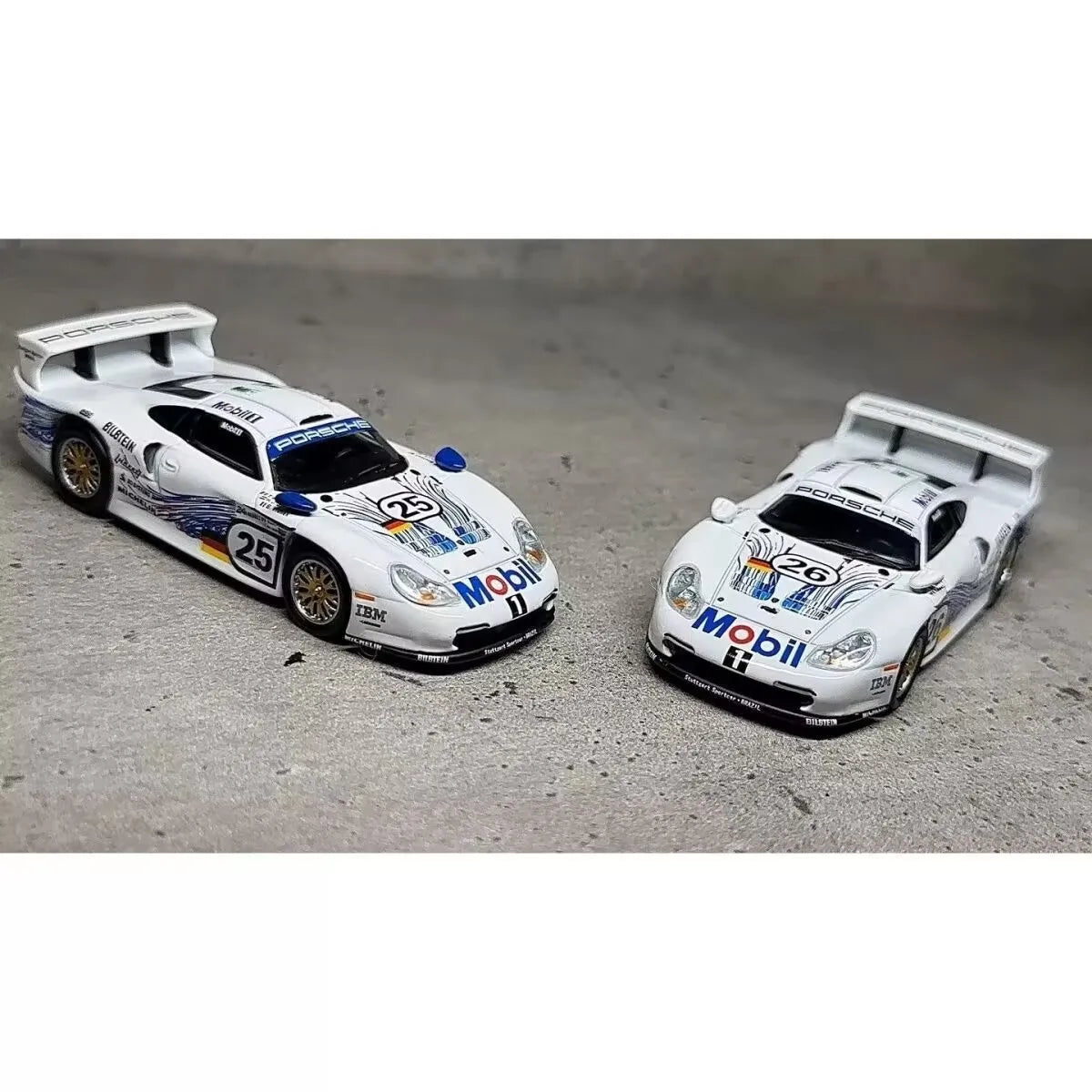 Sparky 1 64 Porsche 911 Gt1 1997 Double Le Mans 1:64 Diecast