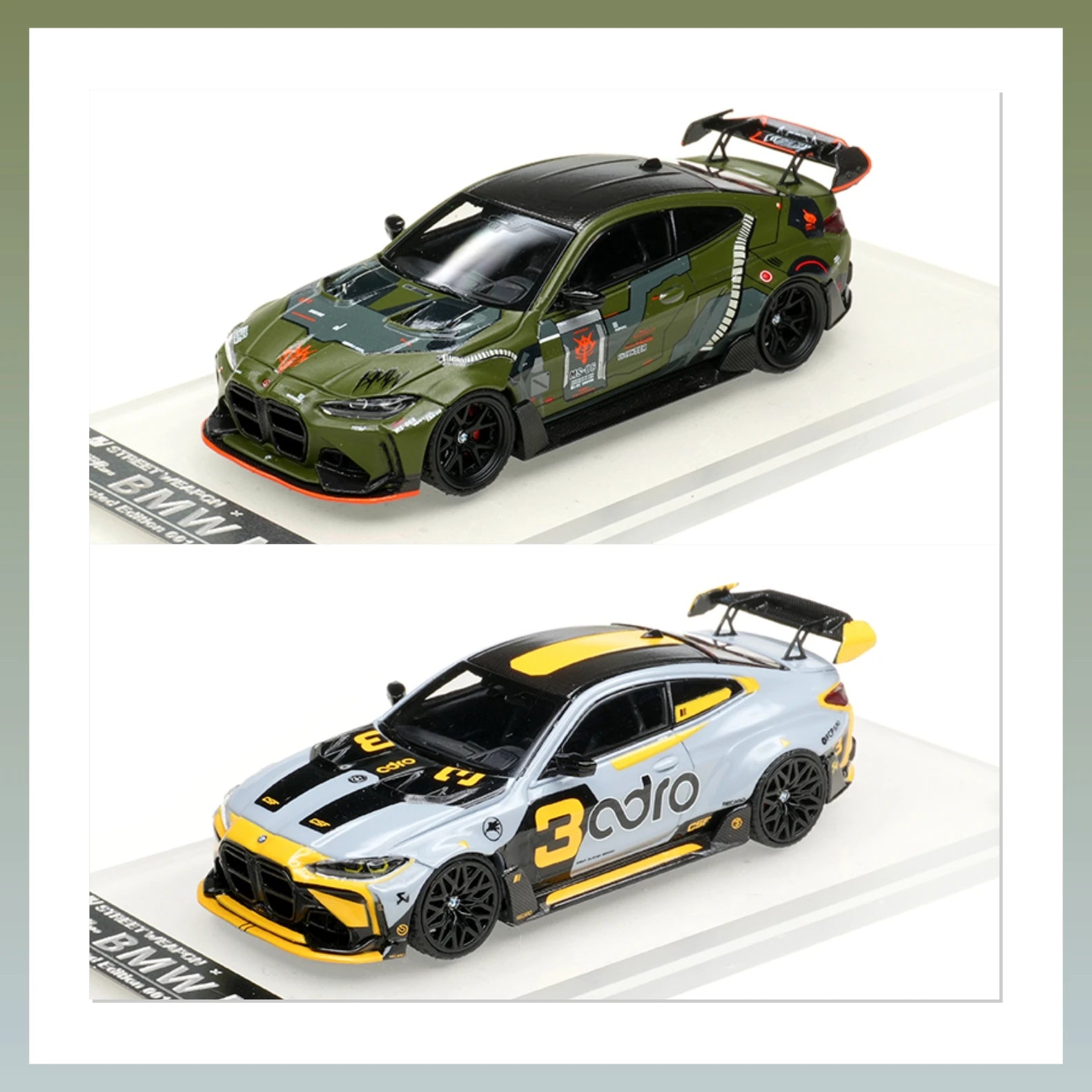BMW G82 M4 Diorama Street Weapon 1:64 Diecast