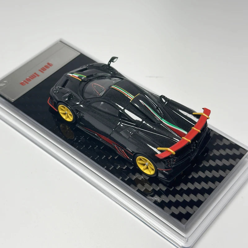 Hkm 1 64 Imola Silver Full Carbon Decoration 1:64 Diecast