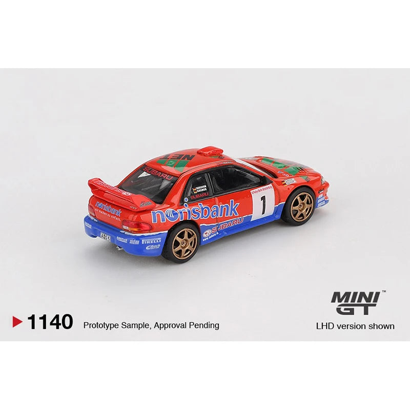 MINI GT Subaru Impreza WRC97 #1 1999 DRM Winner 1:64 Diecast
