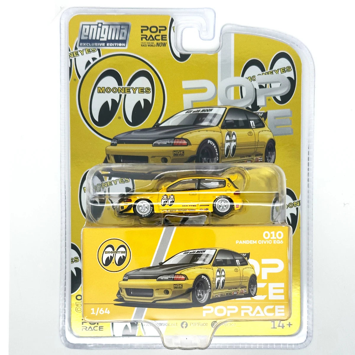 Honda Civic EG6 Pandem Rocket Bunny 1:64 Diecast
