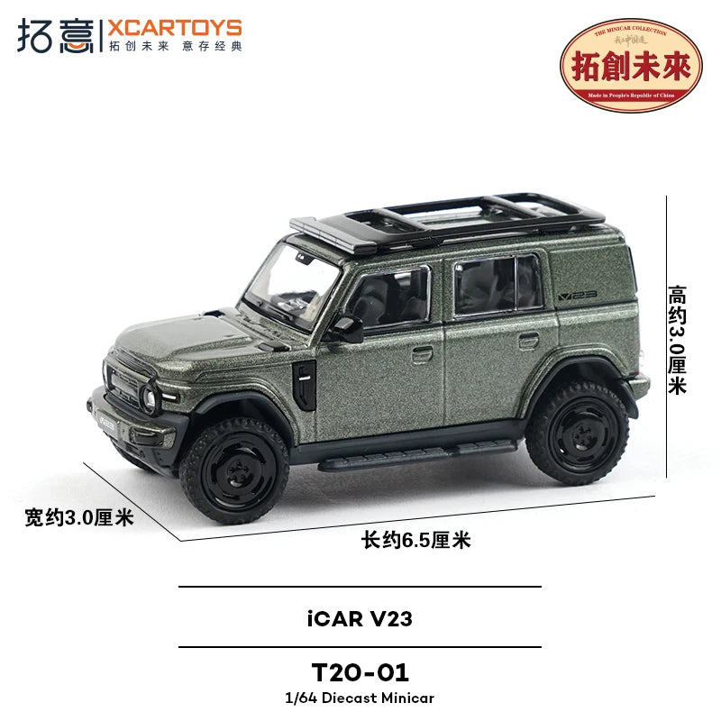 XCARTOYS Icar V23 1 64 Metal Plastic Parts T20 01 1:64 Diecast