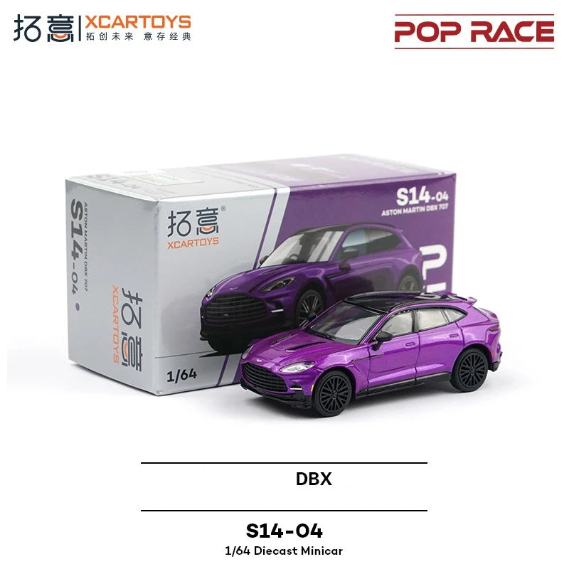 XCARTOYS Pop Race Dbx 8 64 Metal Plastic 1:64 Diecast