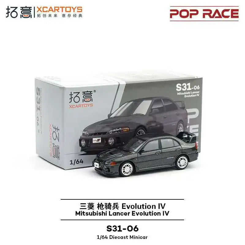 Pop Race XCARTOYS 1997 Lancer Evolution Iv 1 64 Metal Plastic 1:64 Diecast