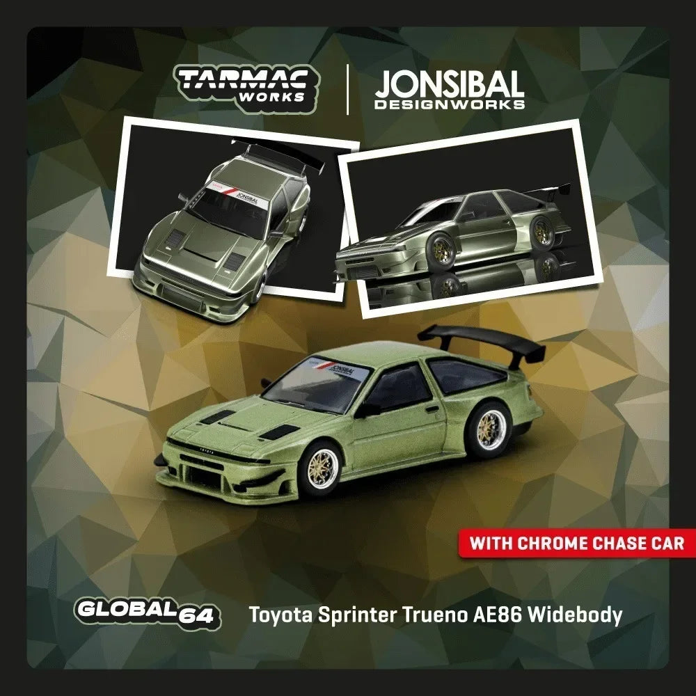 Toyota Sprinter Trueno AE86 Tarmac Works 1:64 Scale Diecast Model Car