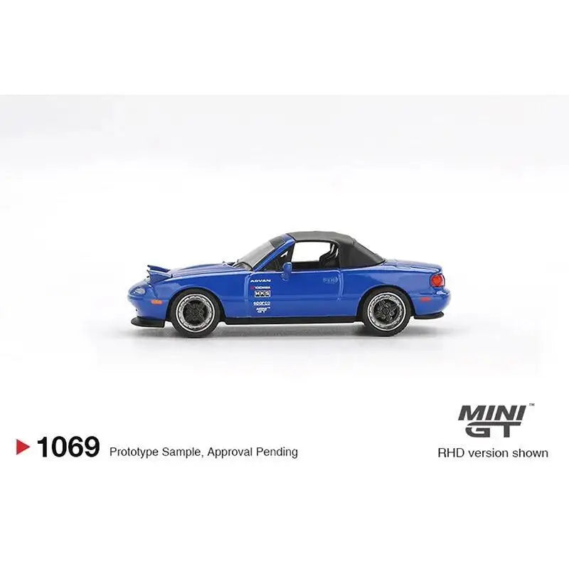 MINI GT Mazda Miata MX-5 NA Tuned Version Dark 1:64 Diecast