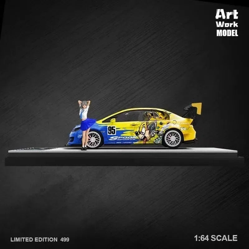 Honda Civic FD2 Art Work TM Model 1:64 Diecast