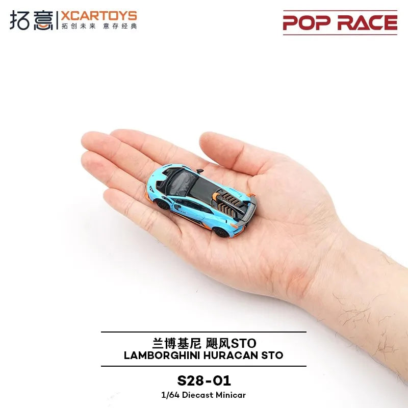 Pop Race XCARTOYS Huracan Sto 1 64 Metal Plastic Parts S28 1:64 Diecast