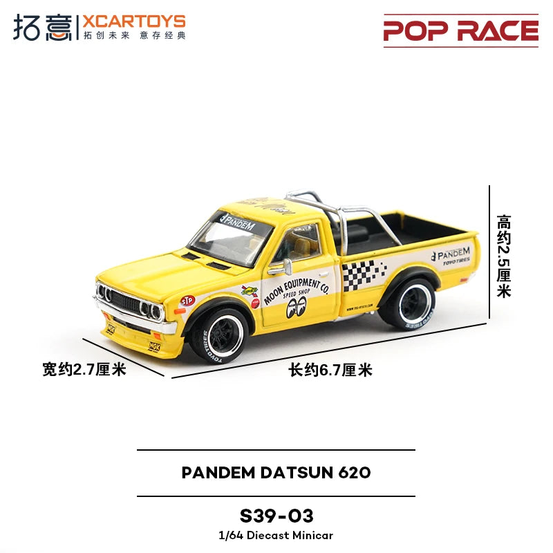 Pop Race Pandem Datsun 620 1 64 Metal Plastic Parts S39 1:64 Diecast