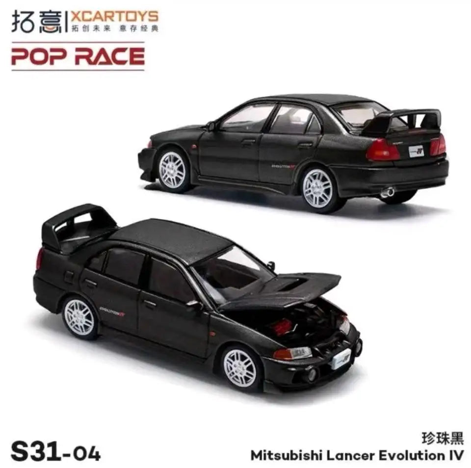 XCARTOYS Pop Race Lancer Evolution Iv Evo 1 64 Metal Plastic 1:64 Diecast