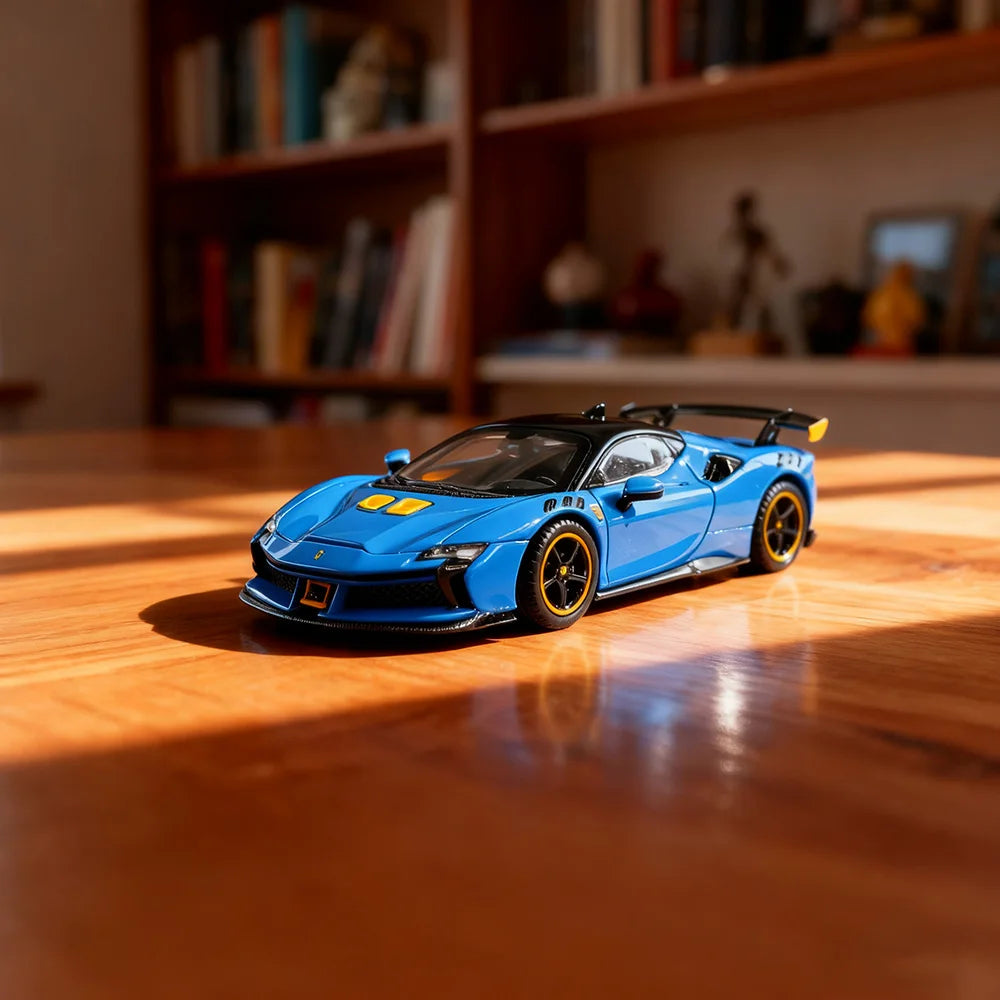 Ferrari SF90-Style Supercar 1:64 Diecast