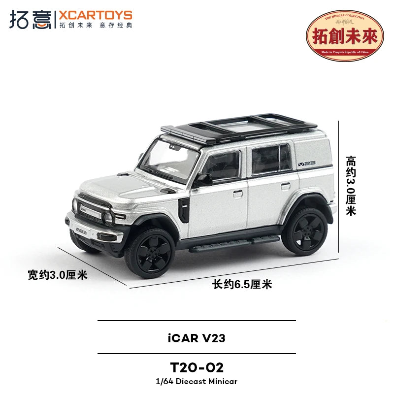 XCARTOYS Icar V23 1 64 Metal Plastic Parts T20 01 1:64 Diecast