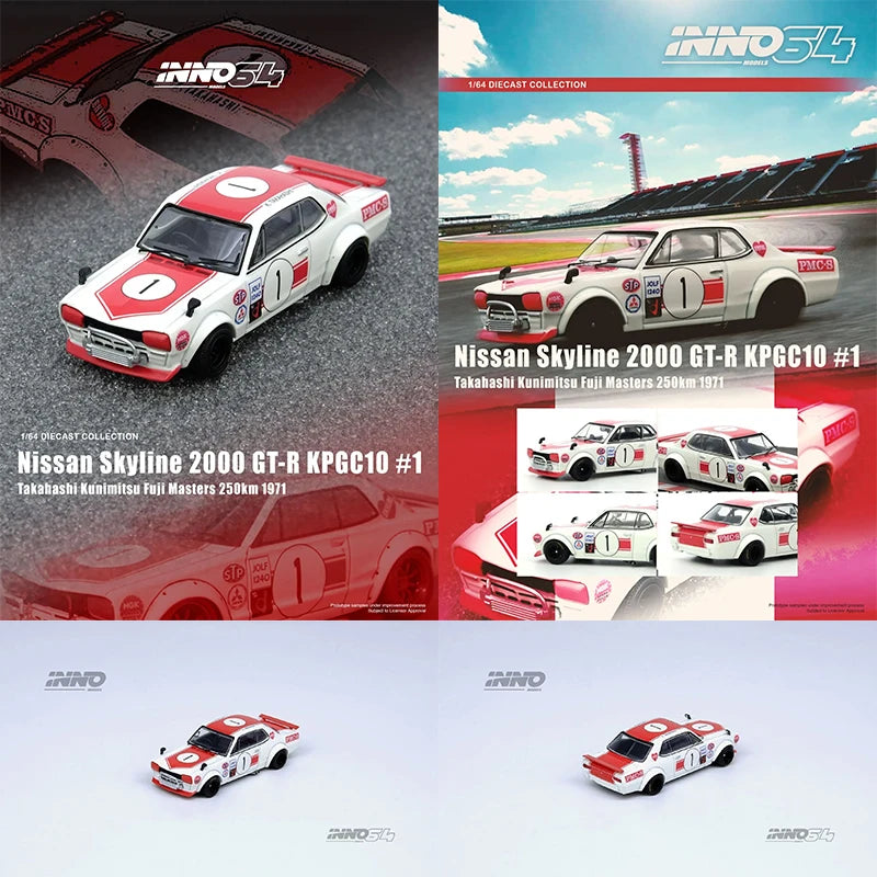 Inno 1 64 Lbwk F40 RX-7 RX-3 308 GTB GT-R 1:64 Diecast