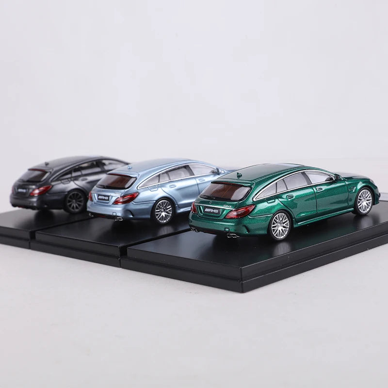 King 1 64 Cls63 Amg Gray Blue Green Limited Edition 1:64 Diecast
