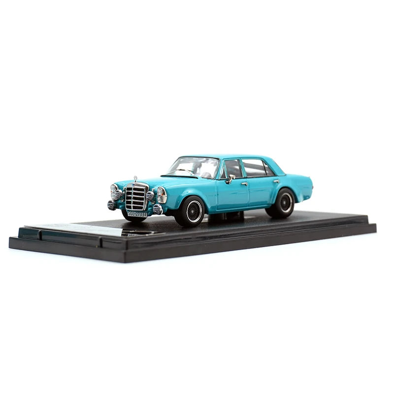 Liberty64 Mercedes-Benz 300 SEL 6.3 Blue Pig 1:64 Diecast