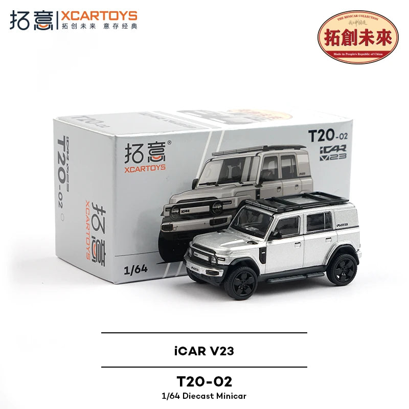 XCARTOYS Icar V23 1 64 Metal Plastic Parts T20 01 1:64 Diecast