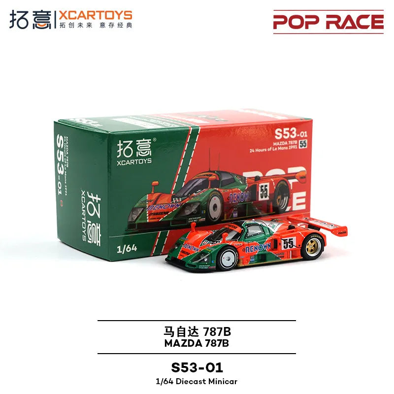 Pop Race Mazda 787B 1991 Le Mans Champion 1:64 Diecast