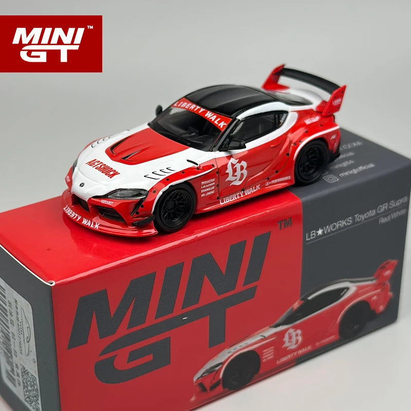 MINI GT 1 64 Toyota Lb Works Toyota GR Supra Red 1:64 Diecast