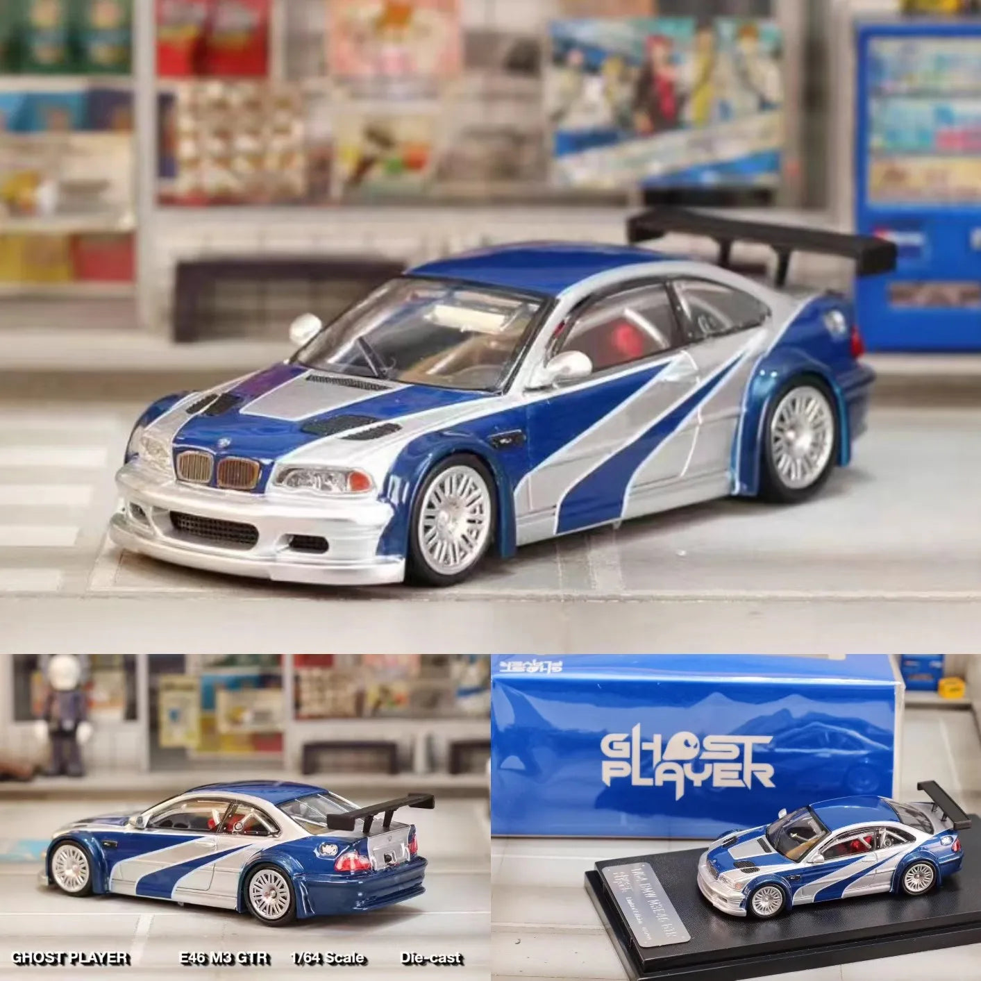 BMW E46 M3 GT-R DCM 1:64 Diecast