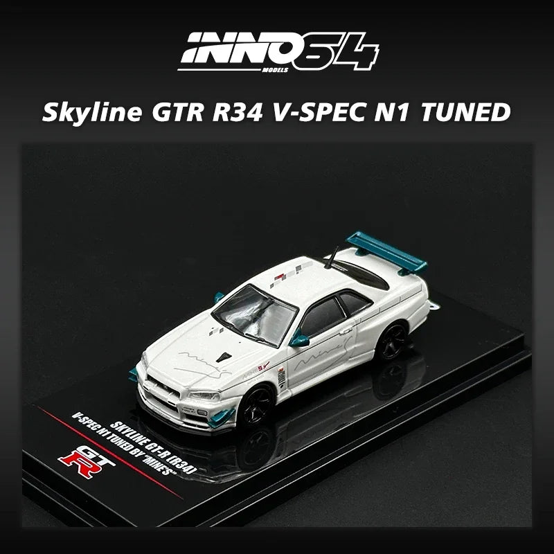 INNO64 Nissan Skyline GT-R R34 Spec 1:64 Diecast