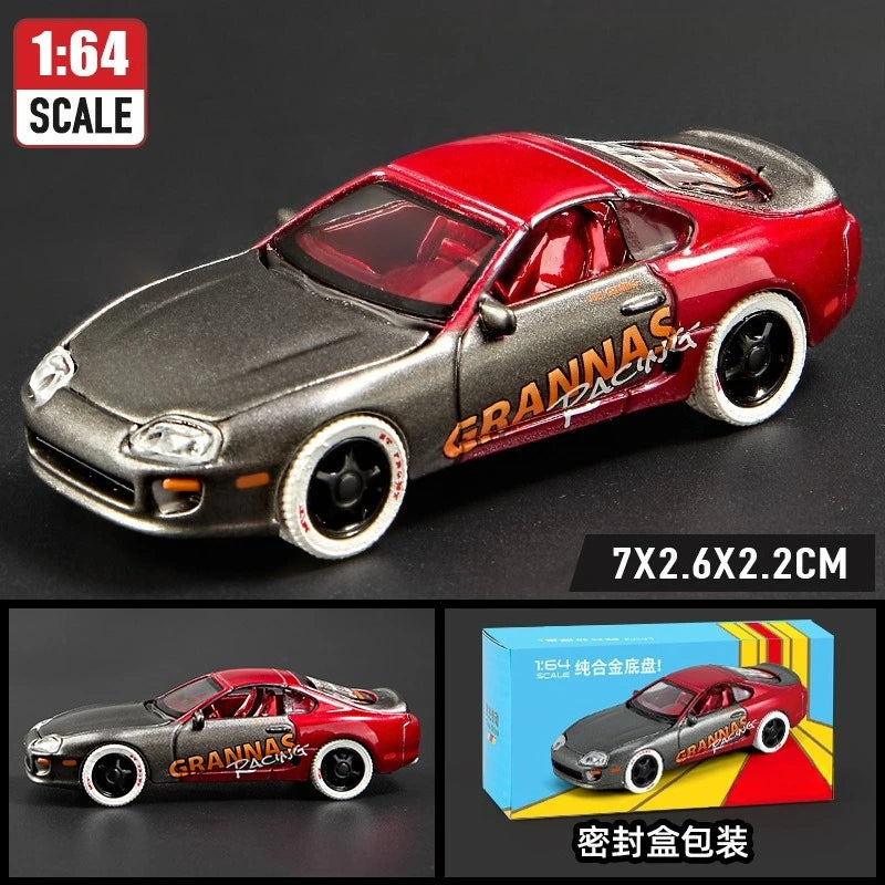 Toyota GT500 / Supra / Pontiac Sports Car 1:64 Scale Diecast Model Car