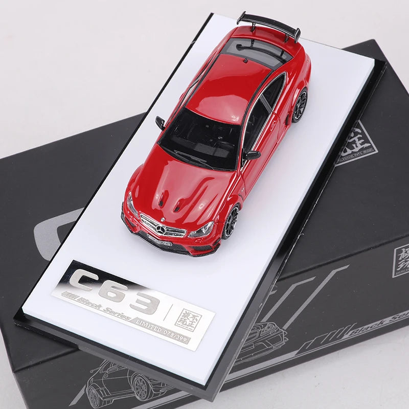 BUZHENG Mercedes C63 Resin Model 1:64