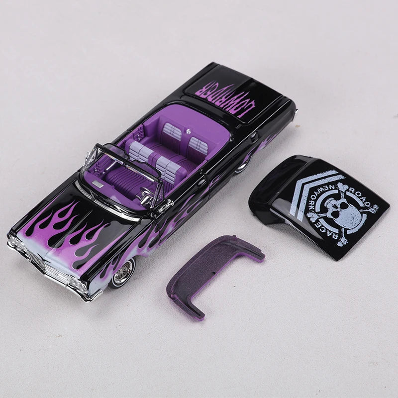 Fineworks 1 64 Chevrolet Impala Hardcover Edition Open Full Door 1:64 Diecast