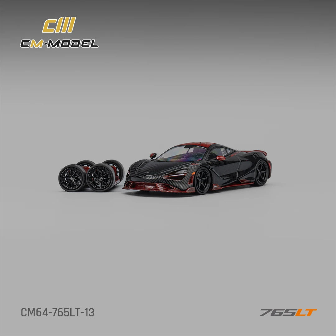 CM 765LT 13 765LT Two Wheel Styles Full Carbon 1 1:64 Diecast