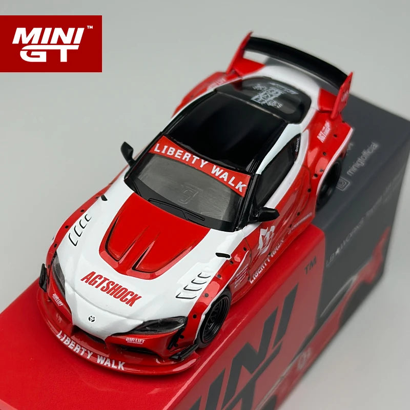 MINI GT 1 64 Toyota Lb Works Toyota GR Supra Red 1:64 Diecast