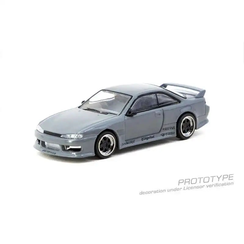 Tarmac Works Nissan VERTEX Silvia S14 Grey 1:64 Diecast
