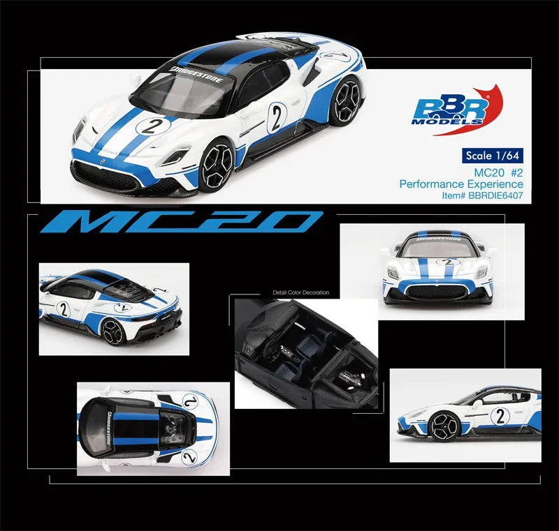 BBR 296 GTB / Daytona SP3 / 812 / MC12 1:64 Diecast
