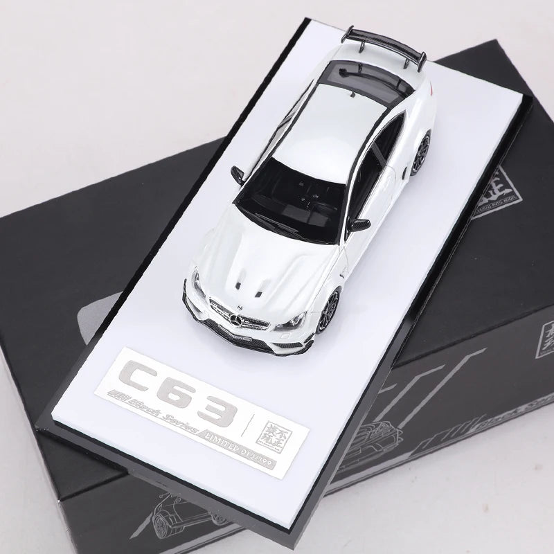 BUZHENG Mercedes C63 Resin Model 1:64