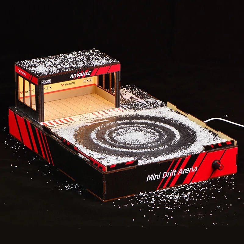 1:64 Drift Track Diorama with LED Garage Display