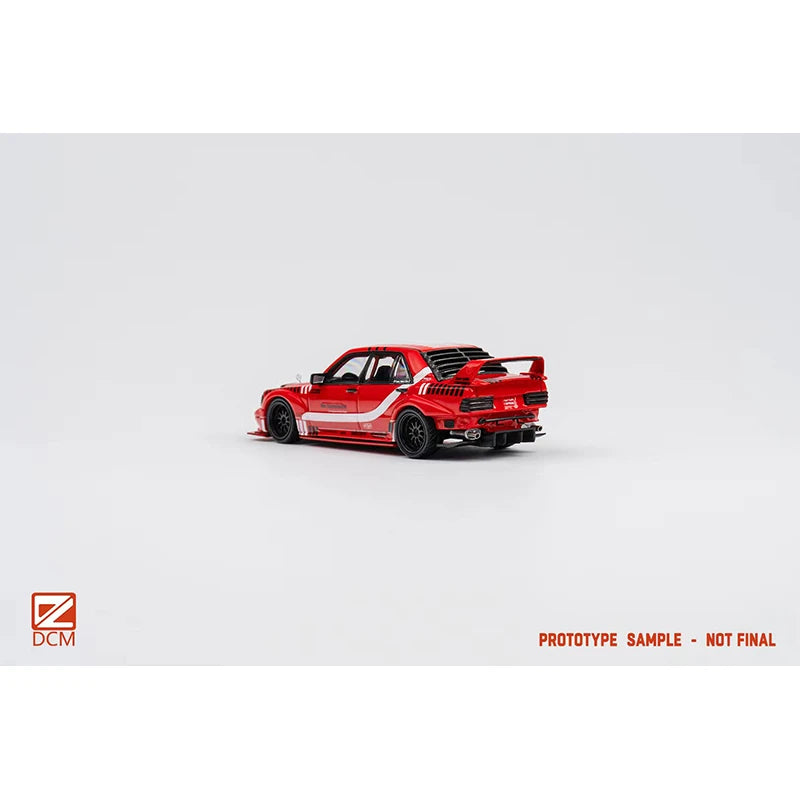 Mercedes-Benz 190E EVO II Red DCM 1:64 Diecast