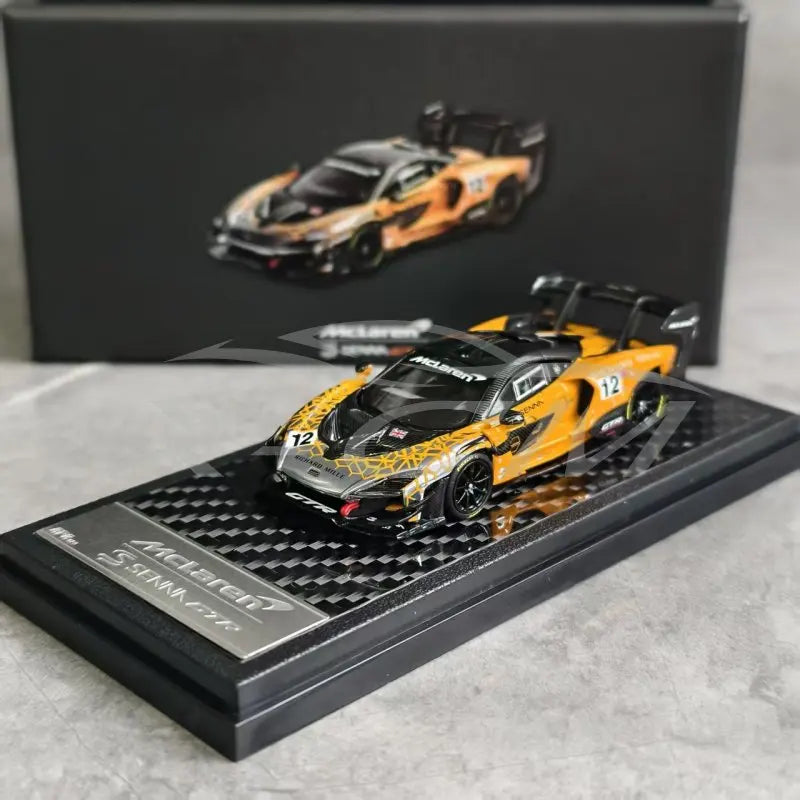 LCD Senna GT-R Apaxpo Blue Red Orange 1 64 1:64 Diecast