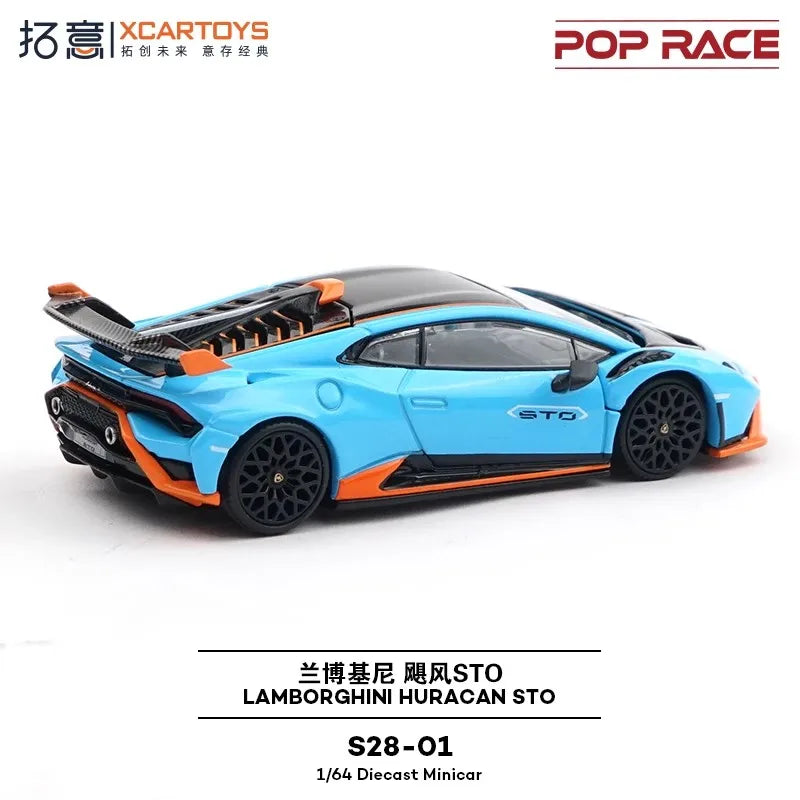 Pop Race XCARTOYS Huracan Sto 1 64 Metal Plastic Parts S28 1:64 Diecast