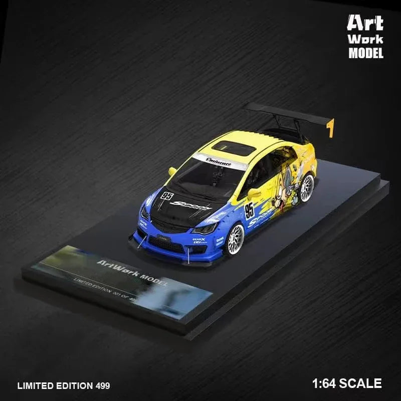 Honda Civic FD2 Art Work TM Model 1:64 Diecast