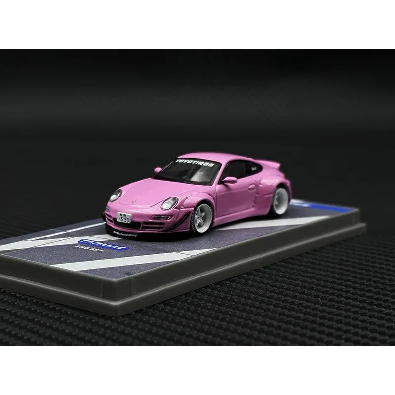 Tarmac Works Porsche TW RWB 997 Pink 1:64 Diecast