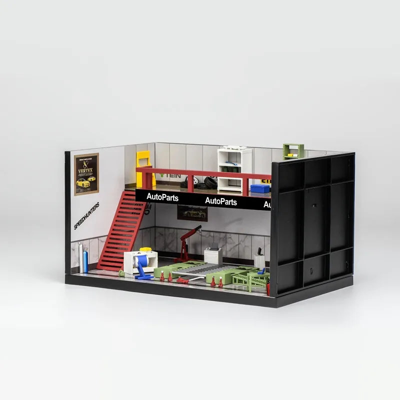 MH Repair Garage Diorama 1:64 Display
