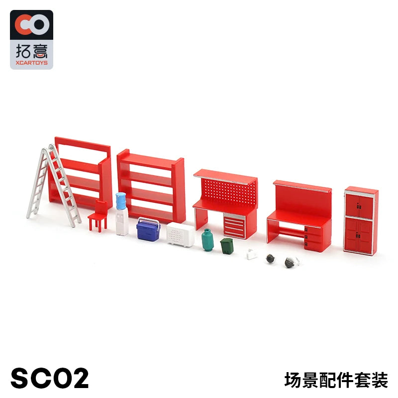 XCARTOYS Plastic Transportation Facilities Sc02 1 64 1:64 Diecast