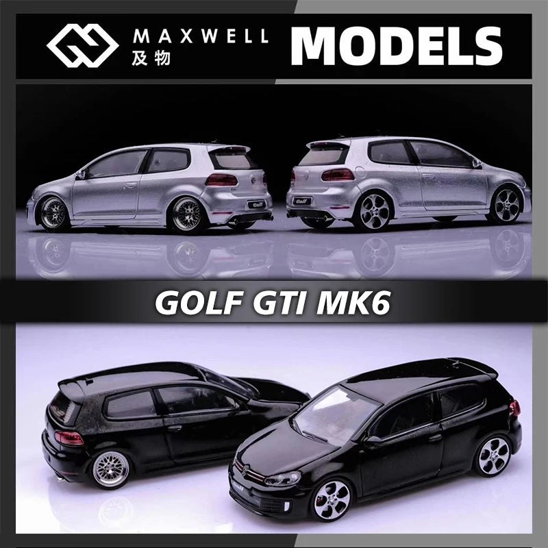 Volkswagen Golf GTI MK6 VI VAG BBS Maxwell 1:64 Scale Diecast Model Car